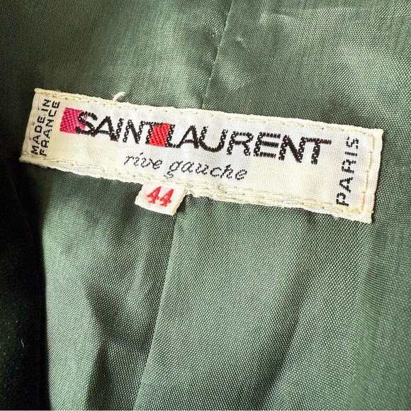 Yves Saint Laurent Vintage Velvet Jacket - Picture 4 of 8